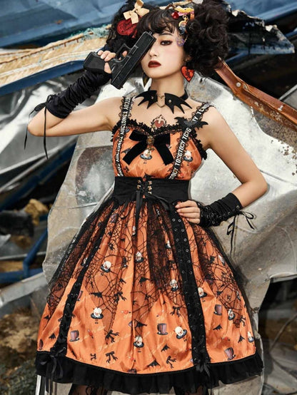 Halloween Lolita Gothic Jumper Skirt