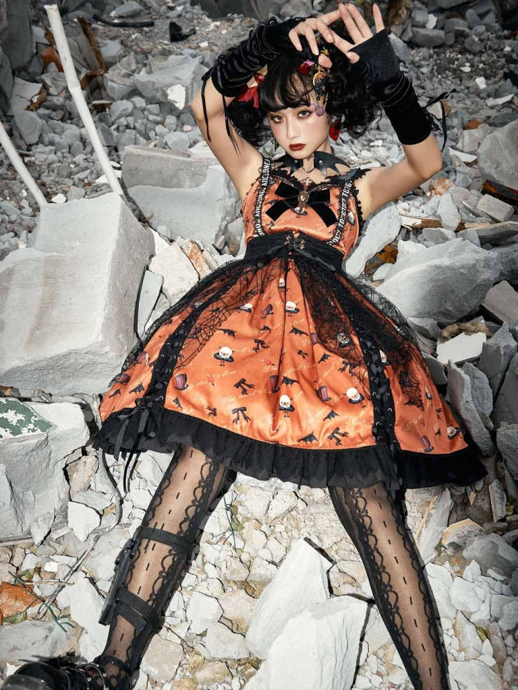 Halloween Lolita Gothic Jumper Skirt