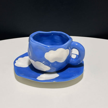 Ceramic Flower Cup And Saucer Set Wonderland Case