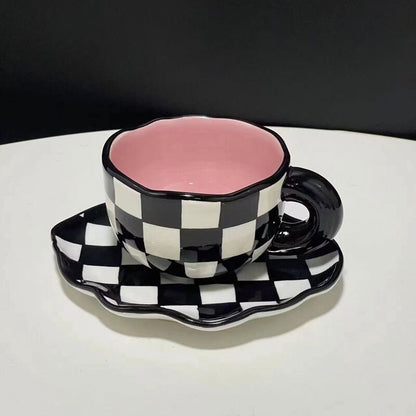 Ceramic Flower Cup And Saucer Set Wonderland Case