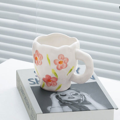 Ceramic Flower Cup And Saucer Set Wonderland Case