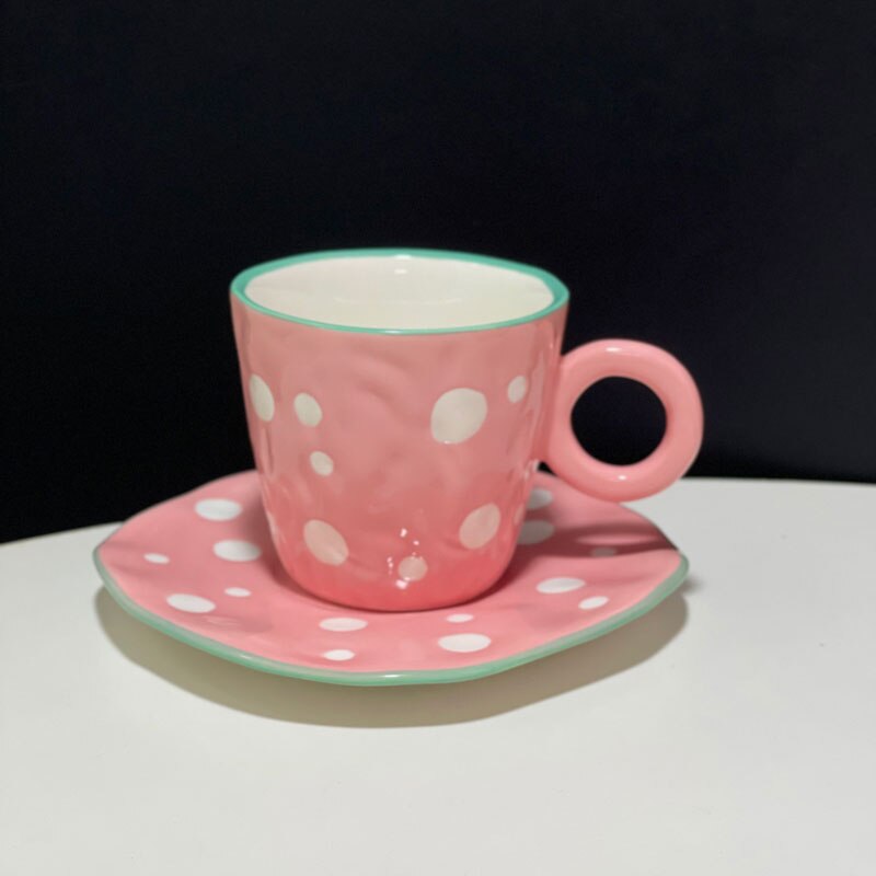 Ceramic Flower Cup And Saucer Set Wonderland Case