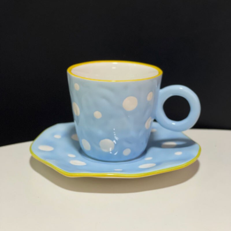 Ceramic Flower Cup And Saucer Set Wonderland Case