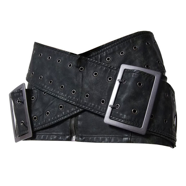 Y2K Buckle Micro Skirt