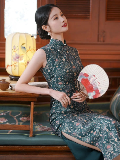 Elegant Classic Floral Cheongsam