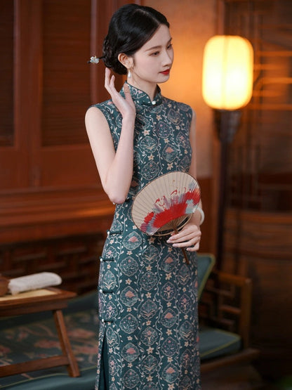 Elegant Classic Floral Cheongsam