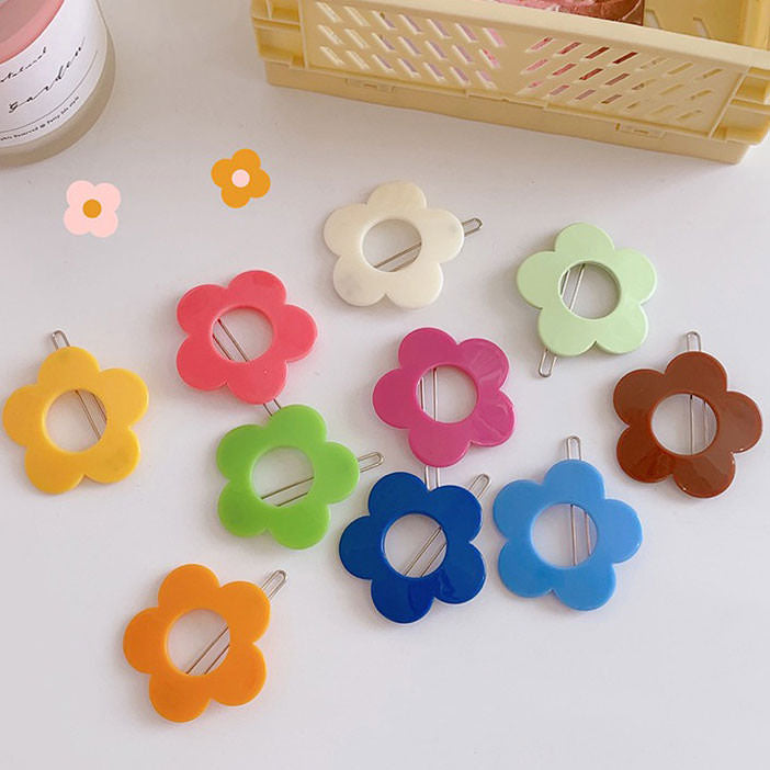 Cute Flower Hair Clips