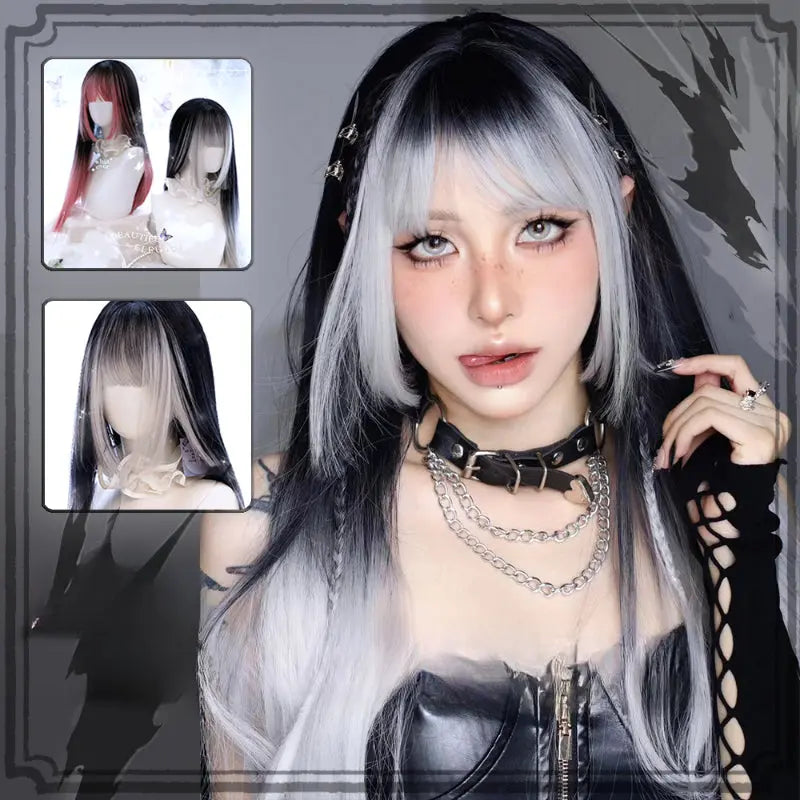 Jirai Kei Gradient Wigs ON1515 Wonderland Case