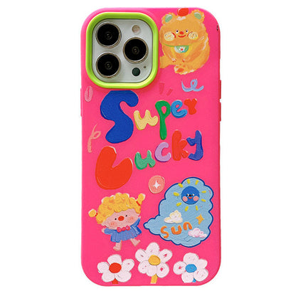 Cartoon Pink iPhone Case