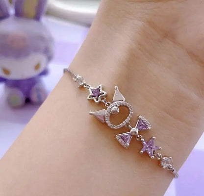 Kuro Purple Star Bracelet Sukikawaii