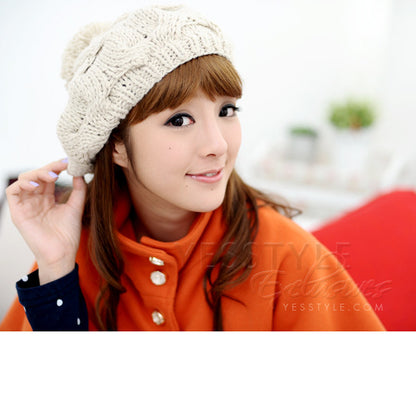 Beret Knit Cable