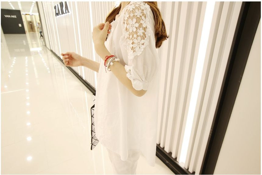 Lace Inset Blouse