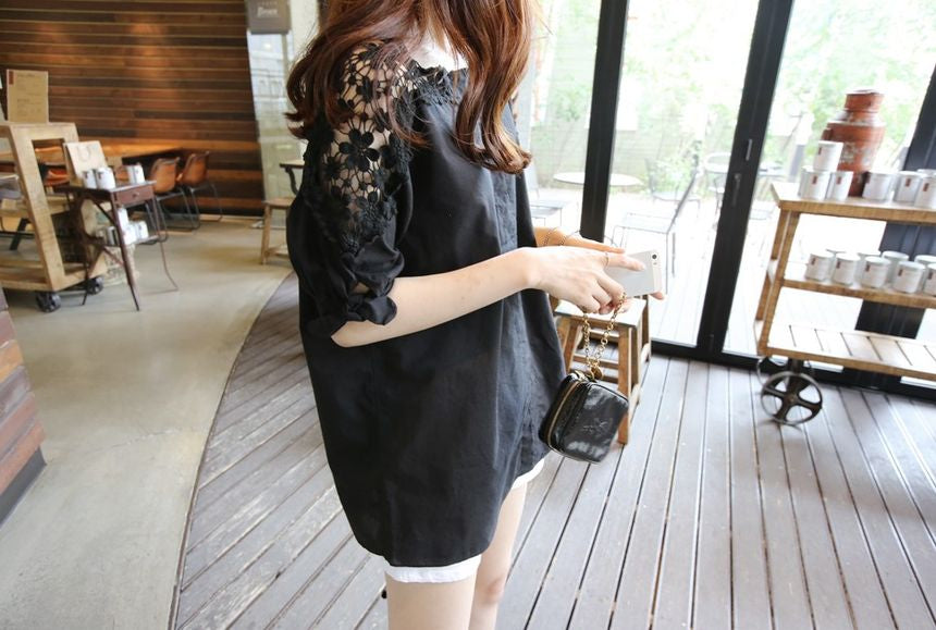 Lace Inset Blouse