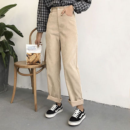 Wide Leg Corduroy Pants