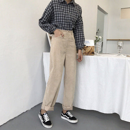 Wide Leg Corduroy Pants