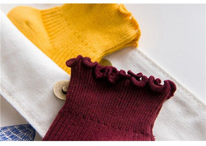 Frill Trim Knit Socks