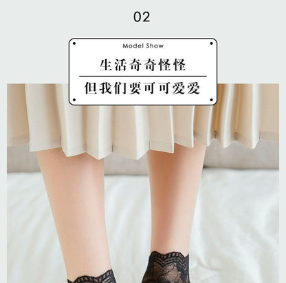 Set of 3: Lace Sheer Socks