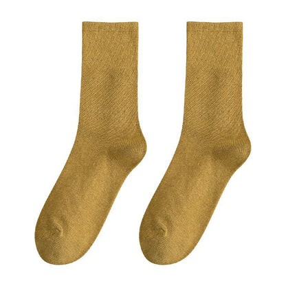 Set Of 4 Pairs: Plain Socks