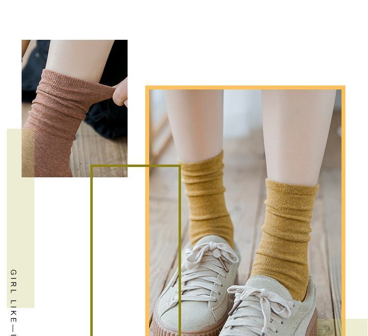 Set Of 4 Pairs: Plain Socks