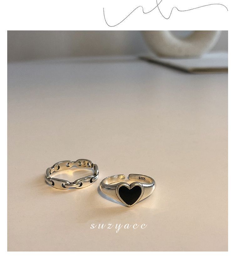 925 Sterling Silver Open Ring (Various Designs)