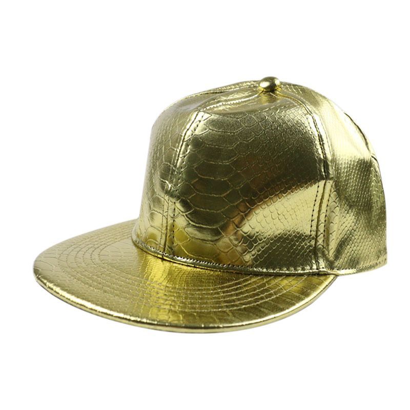 Faux Leather Baseball Cap