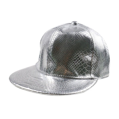 Faux Leather Baseball Cap