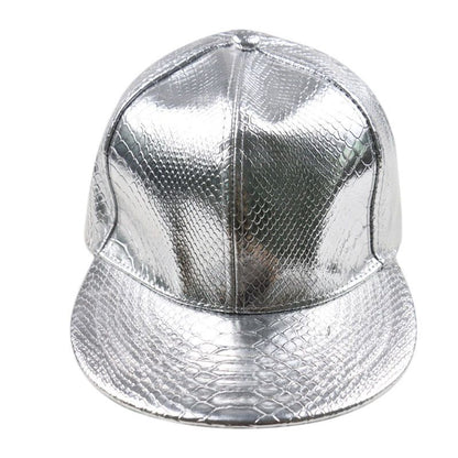 Faux Leather Baseball Cap