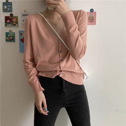 Plain Cardigan