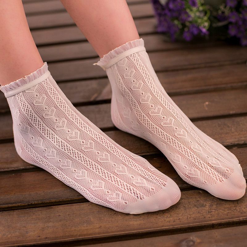 Frill Trim Lace Socks