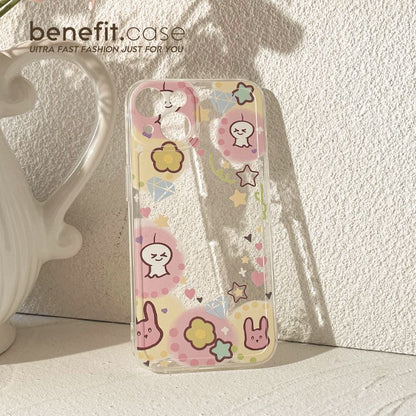 Transparent Case Cartoon Phone