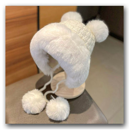 Fluffy Beanie Pom Panel