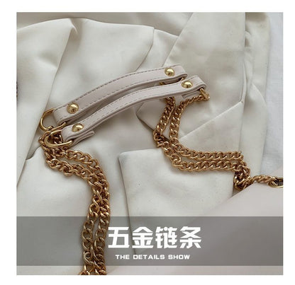 Sac à bandoulière à rabat en similicuir