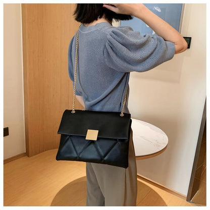 Sac à bandoulière à rabat en similicuir