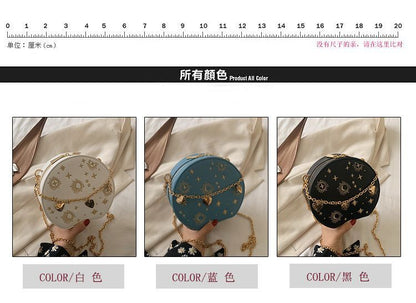 Bag Embroidered Crossbody Chain
