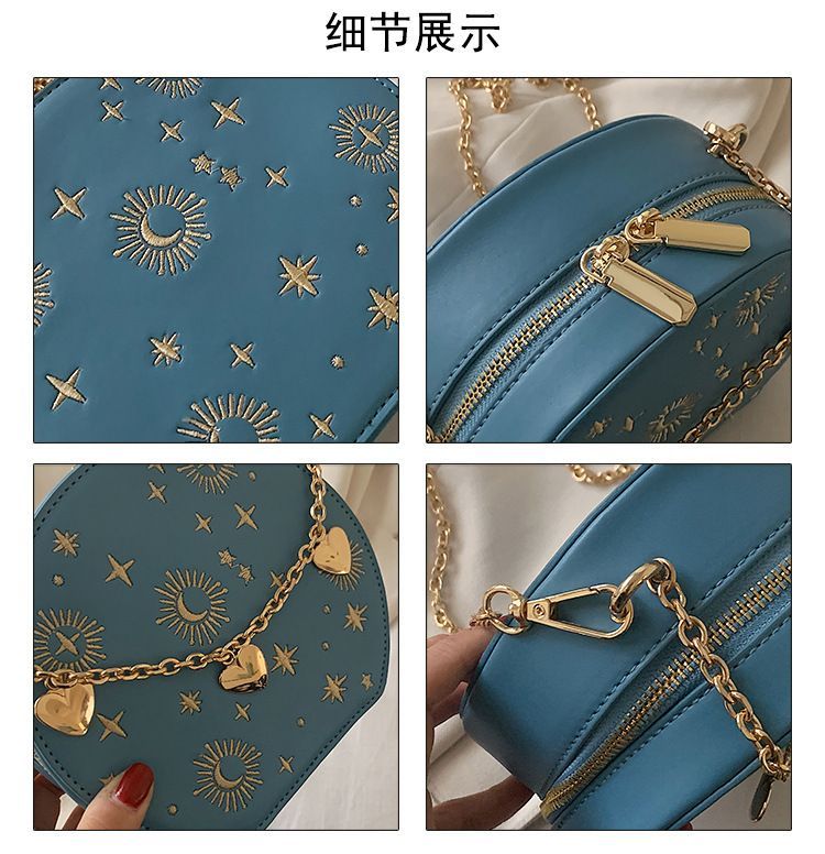 Bag Embroidered Crossbody Chain