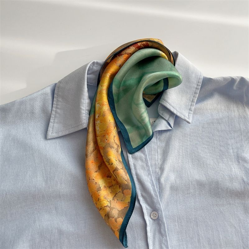 designs) Print Silk (various Scarf