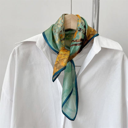 designs) Print Silk (various Scarf