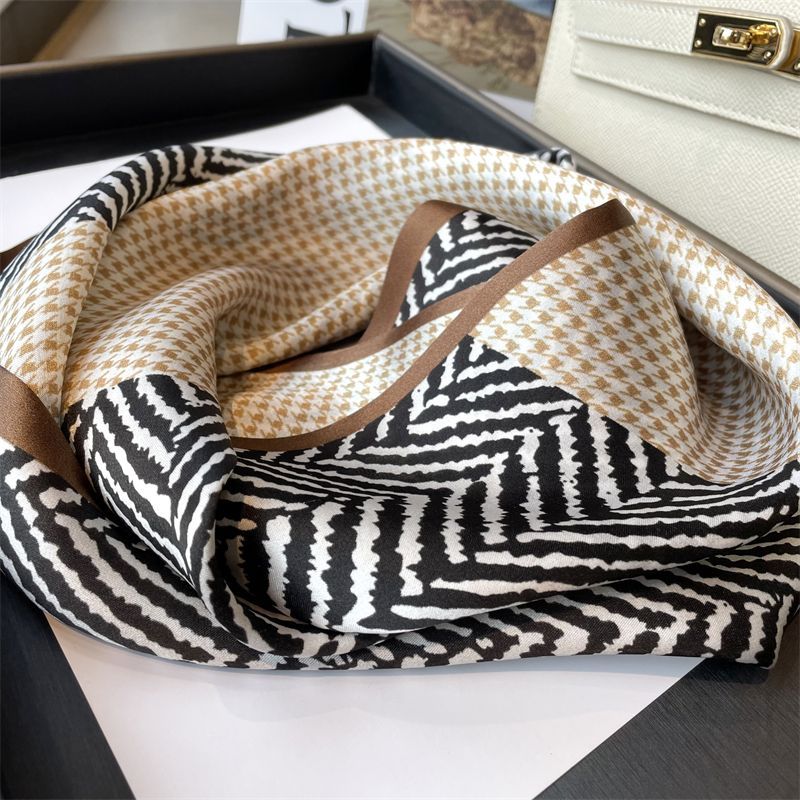 (various Scarf designs) Print Silk