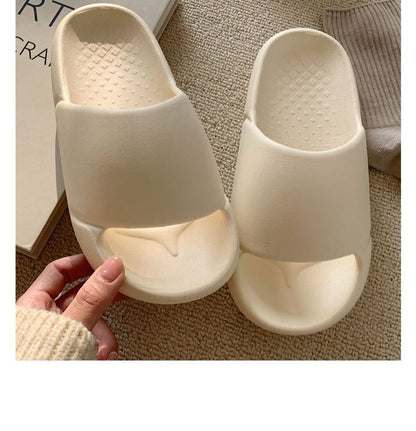 Plain Platform Home Slippers