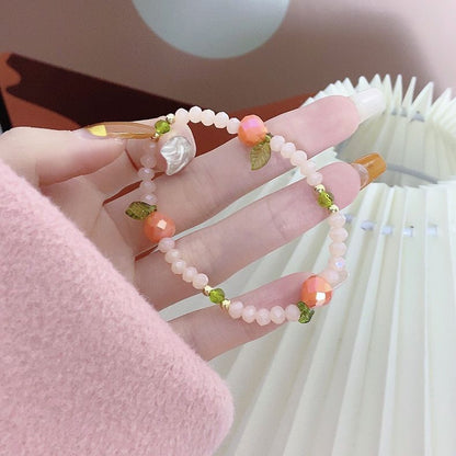 Crystal Fruit Bracelet Faux