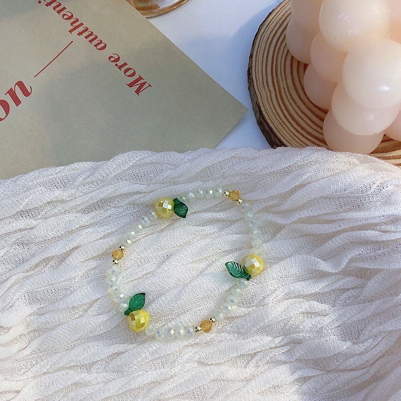 Crystal Fruit Bracelet Faux