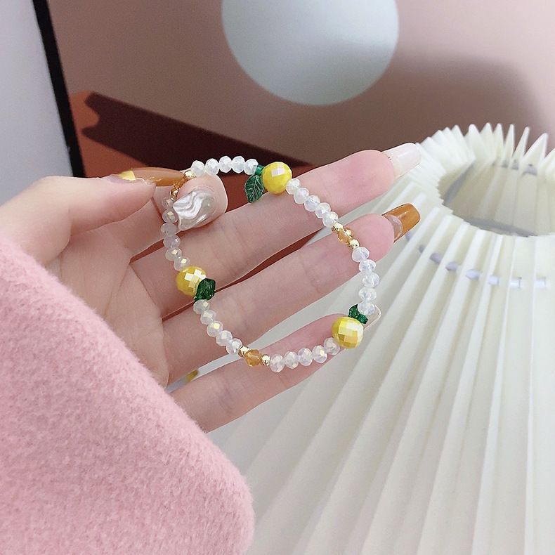 Crystal Fruit Bracelet Faux