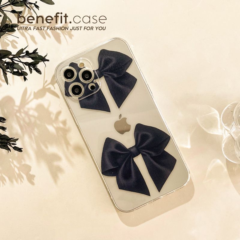 Phone Case Bow Transparent