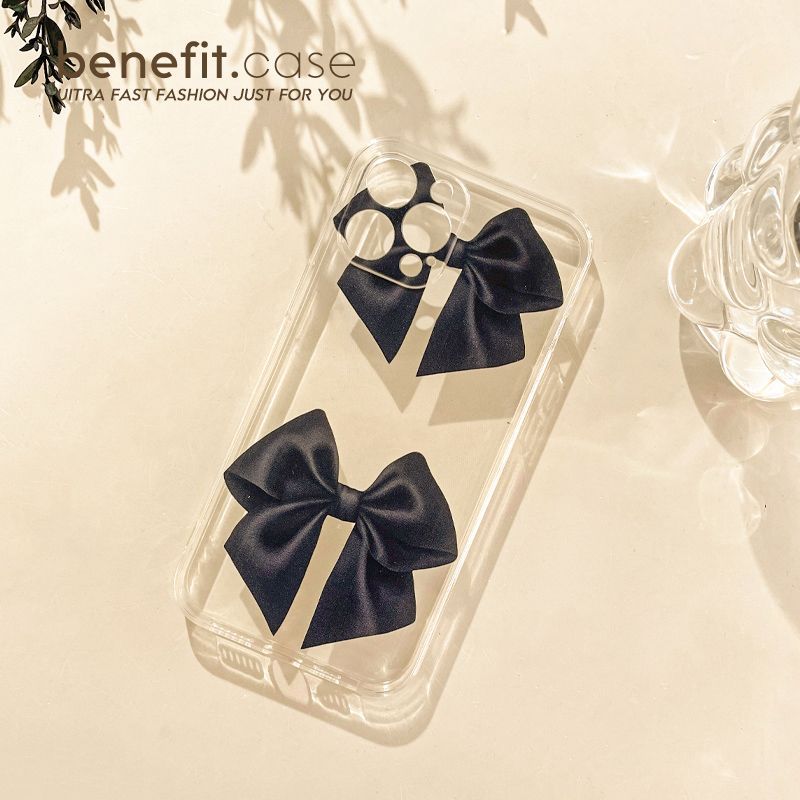 Phone Case Bow Transparent