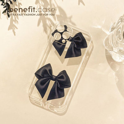 Phone Case Bow Transparent