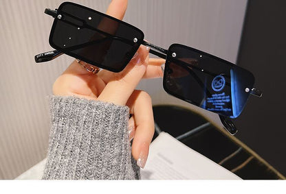 Alloy Rectangle Sunglasses