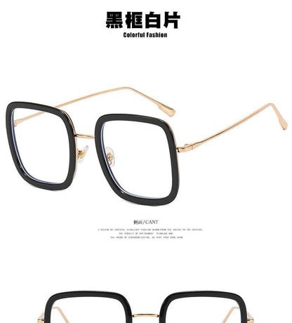 Square Eyeglasses Blue Blocking Light