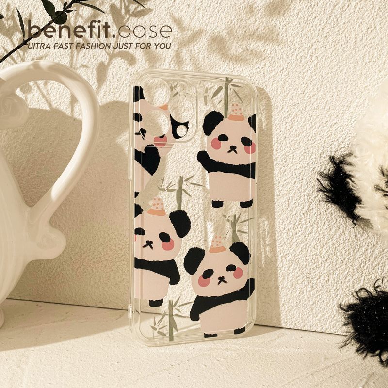 Case Panda Transparent Phone