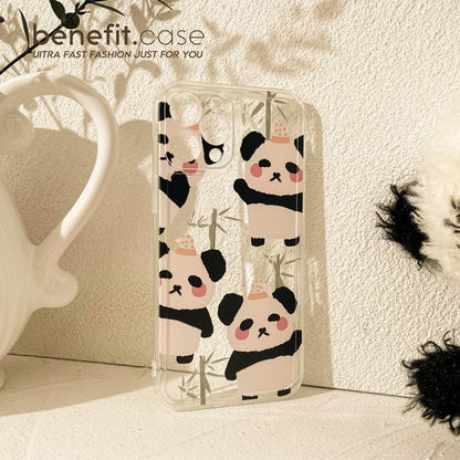 Case Panda Transparent Phone
