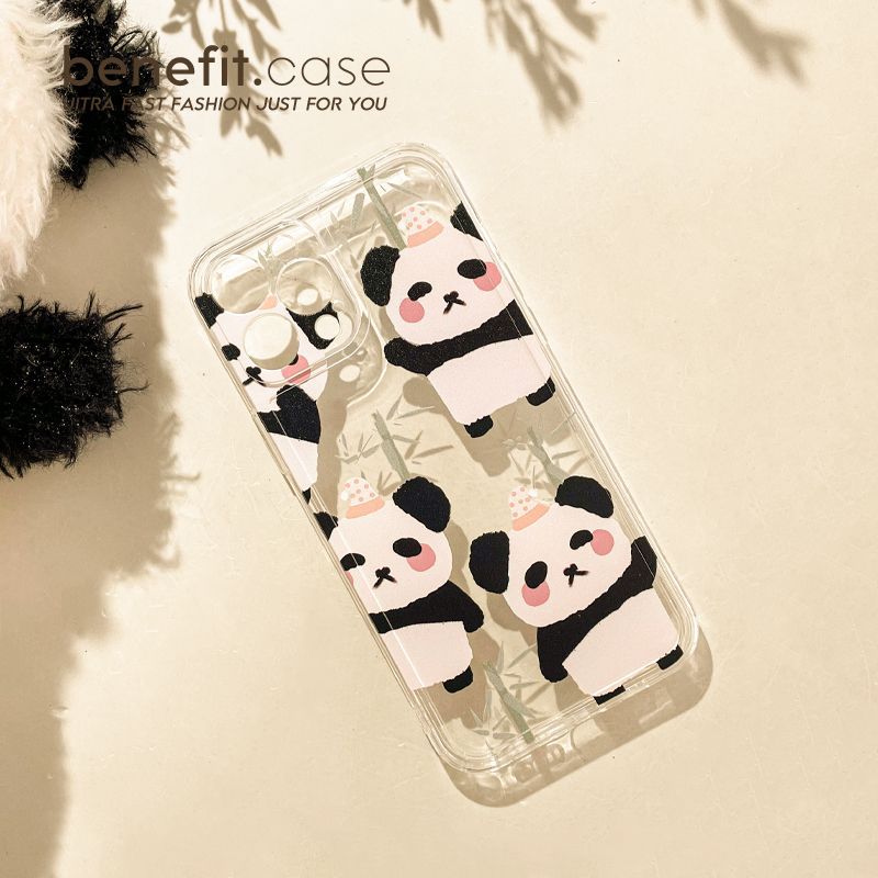 Case Panda Transparent Phone